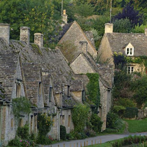 Typisches Dorf in den Cotswolds